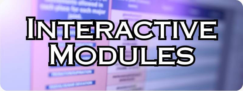 Interactive Modules